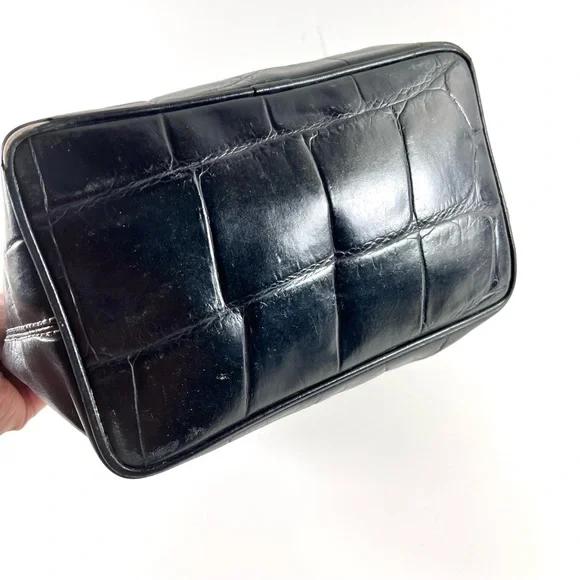 Dooney & Bourke Leather Shoulder Bag Black - Picture 5 of 13